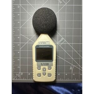 BENETECH GM1358 Digital Sound Level Meter Noise Tester 30-130db Tested/Working